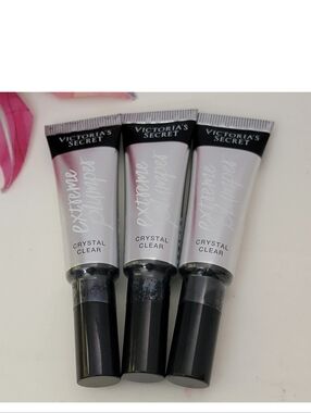 3 pk VICTORIA SECRET EXTREME PLUMPER CRYSTAL CLEAR 0.38 oz SEALED